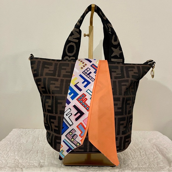 no brand Accessories - Zucca Printed Twilly